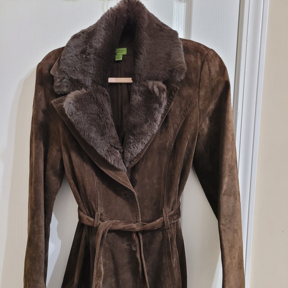 John Carlisle brown 100% leather jacket